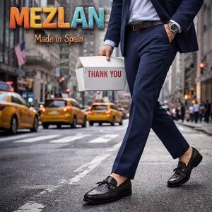 Mezlan Genuine Crocodile Tassel Loafers Brown Leather Men’s Shoes 10.5 Spain